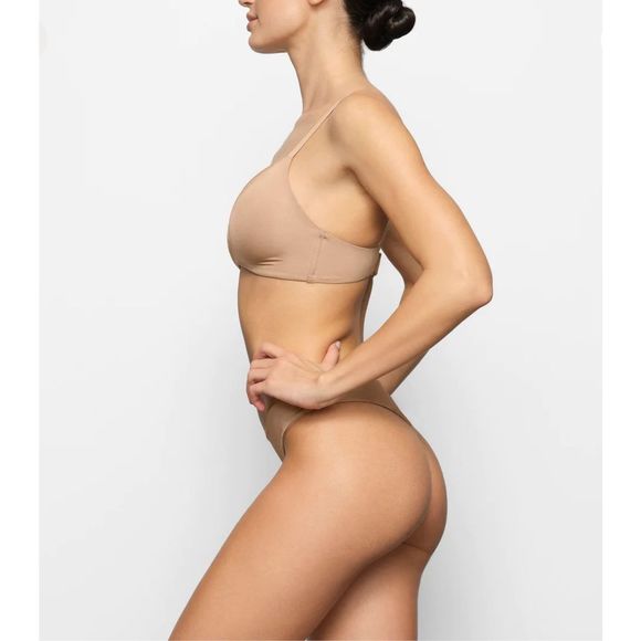 SKIMS Wireless Form T-Shirt Demi Bra Clay Size 36B - Picture 2 of 9